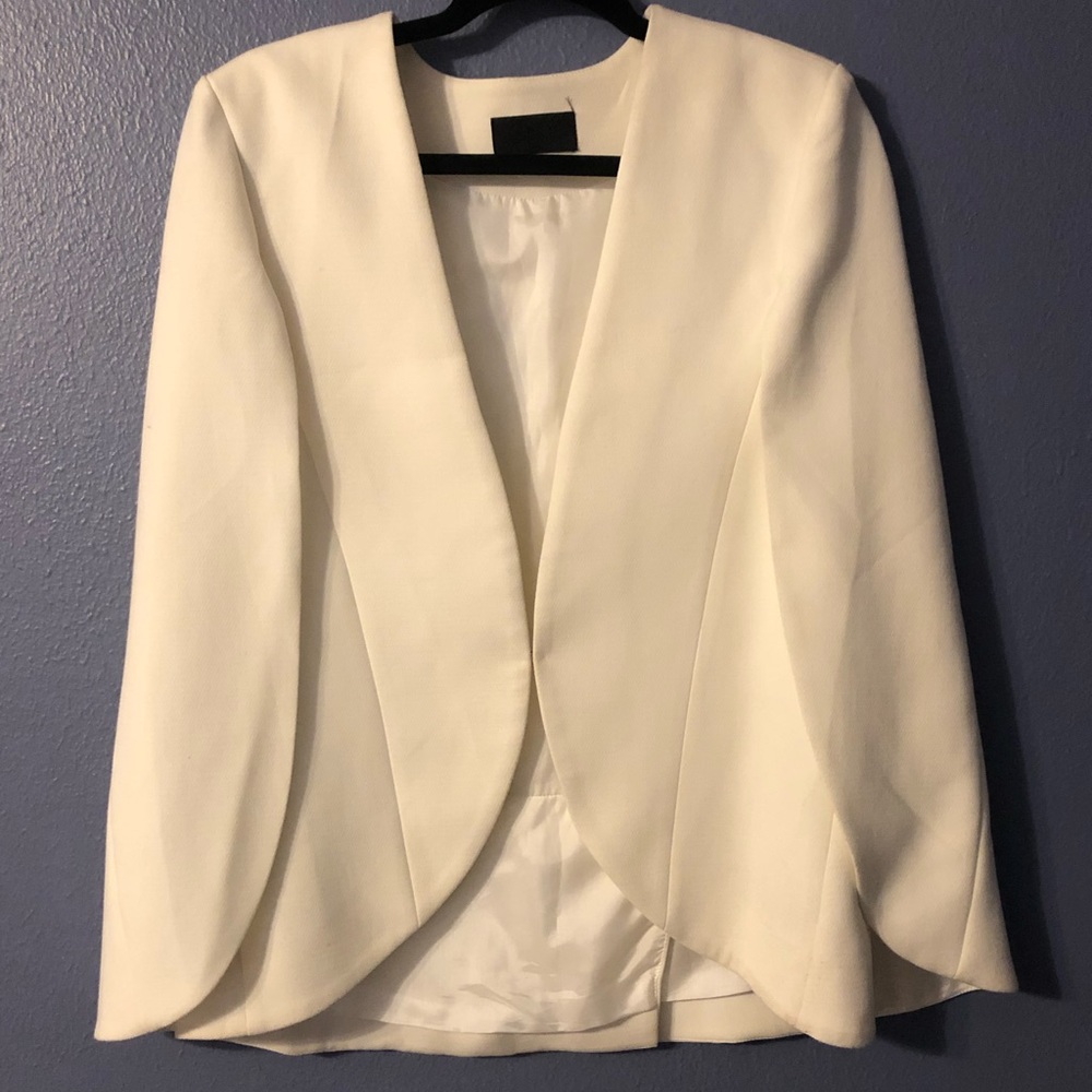 White Cape Blazer